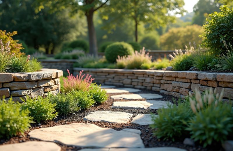 Stone Wall Hardscaping